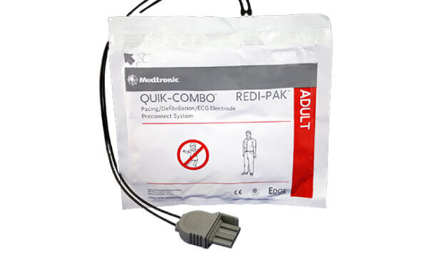 Medtronic Quick Combo Electrodes (2) - Physio-Control Lifepak Defibrillator 12/15/20