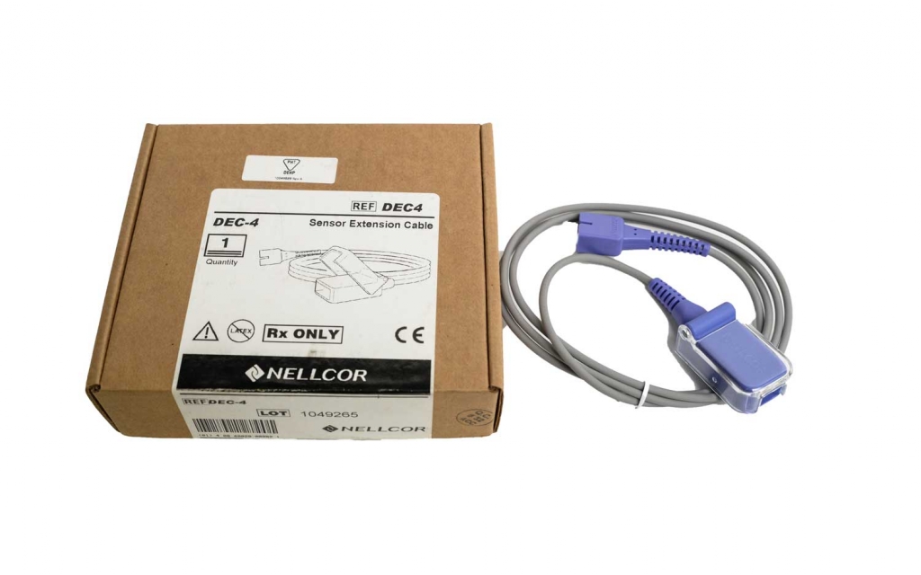 Nellcor SpO2 DEC4 Extension Cable For LIFEPAK 12 And 20 11110-000042 ...