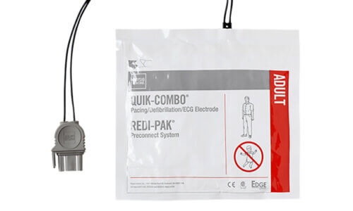 Physio-Control Quick Combo Electrodes (2) - Lifepak Defibrillator 12/15/20