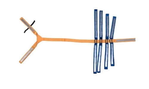 Spider Strap is an innovative strapping system for securing patients to the full backboard or scoop stretcher