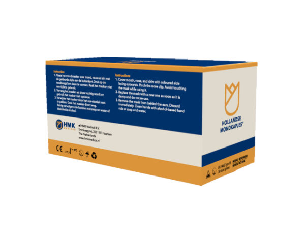 Dutch Face Masks IIR Certification Box 3 - Diac Medical